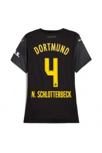 Fotbalové Dres Borussia Dortmund Nico Schlotterbeck #4 Dámské Venkovní Oblečení 2024-25 Krátký Rukáv